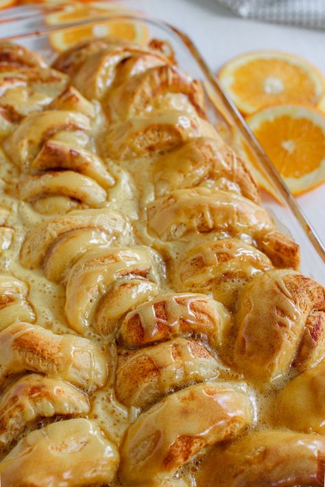 Easy Orange Sweet Rolls Orange Roll Monkey Bread, Orange Cranberry Cinnamon Rolls, Overnight Orange Rolls, Easy Orange Rolls, Christmas Morning Rolls, Orange Rolls Pioneer Woman, Sweet Rolls Homemade, Orange Rolls Recipe, Snickerdoodle Recipes