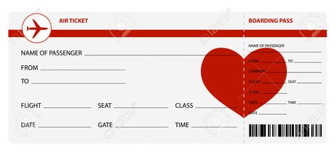 Blank Ticket Template, Plane Ticket Template, Ticket Template Free, Airplane Ticket, Boarding Pass Invitation, E Ticket, Airline Ticket, Travel Tickets, Plane Ticket