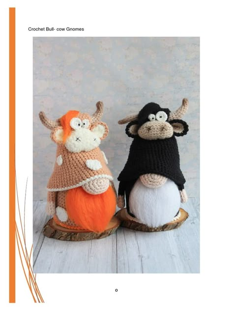 Scribd is the world's largest social reading and publishing site. Cow Gnome, Crochet Gnomes Pattern, Crochet Gnomes Pattern Free, Crocheted Gnomes, American Gnome, Gnomes Crochet, Crocheted Cow, Gnome Crochet Pattern, Gnome Amigurumi