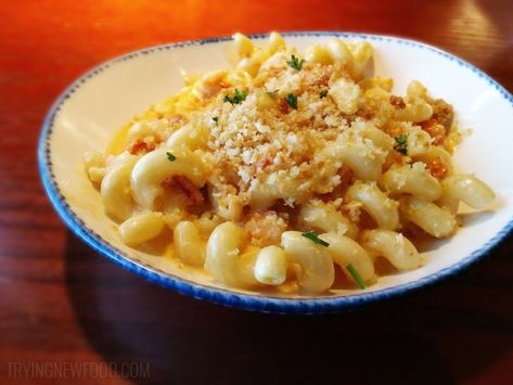 Lobster Truffle Mac and Cheese at Red Lobster Red Lobster Mac And Cheese Recipe, Lobster Mac And Cheese Recipe, Red Lobster Restaurant, Lobster Mac N Cheese Recipe, Truffle Mac And Cheese, Lobster Mac, Lobster Mac And Cheese, Bacon Mac And Cheese, Cooked Meal