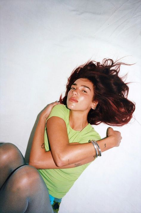 Dua Lipa Radical Optimism Photoshoot, Dua Lipa Radical Optimism, Future Nostalgia, Brooklyn Baby, Colorful Portrait, Famous Girls, Redhead Girl, Fashion Victim, Poses For Photos