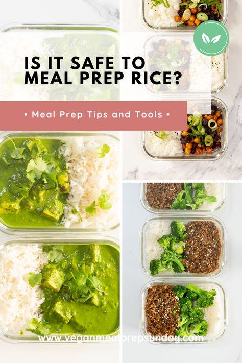 Curious about meal prepping rice? Discover the ins and outs of safe rice meal prep in our comprehensive guide. From storage tips to reheating tricks, we've got you covered. Enjoy perfectly cooked rice all week long with confidence! 🍚💡 #RiceMealPrep #MealPrepTips #FoodSafety #HealthyEatingHabits Meal Prep Rice, Rice Meal Prep, Best Meal Prep Containers, How To Reheat Rice, Meal Prep Sunday, Meal Prep Menu, Meal Prep Tips, Meal Prep For Beginners, Cooked Rice