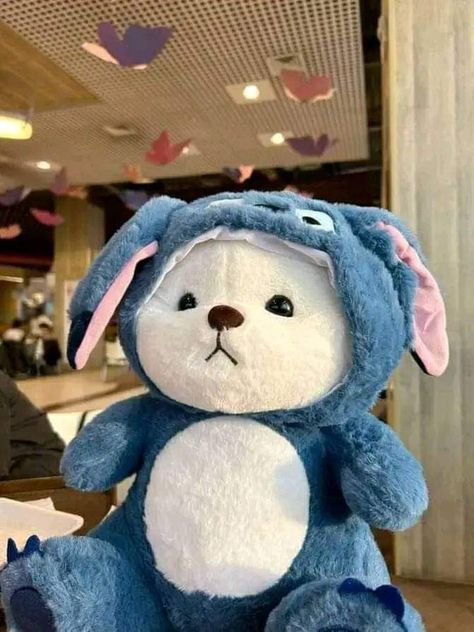 Blue Teddy Bear Aesthetic, Soft Toys Aesthetic, Baby Plushies, Big Teddy Bear, Big Teddy, Jelly Wallpaper, Blue Teddy Bear, Cute Squishies, Happy Birthday Video