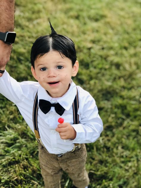 Easy Brother Halloween Costumes, Baby Costumes For Boys Diy, Character Day Costumes For Boys, Easy Baby Boy Halloween Costumes Diy, Two Year Old Halloween Costume, Little Rascals Family Costume, 3 Month Old Halloween Costume Boy, Boys Costumes Diy, Little Rascals Halloween Costume