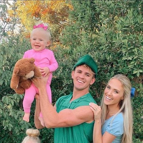 Savannah Rose LaBrant on Instagram: "All of our Halloween costumes throughout the years🎃 I think Peter Pan is my favorite.. but adding another little human to this years photo so this year might be my new favorite 🤪 Any guesses what we will be?!" Savannah Labrant, Sav Labrant, Savannah Rose, Labrant Fam, Peter Pan, Savannah, Savannah Chat, This Year, Halloween Costumes