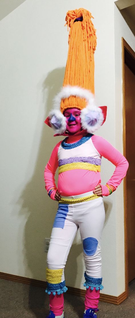 Dj Suki Costume, Troll Costume Diy, Trolls Costume, Troll Costume, Branch Trolls, Trolls Birthday Party, Clever Halloween Costumes, Trolls Movie, Halloween Spooktacular