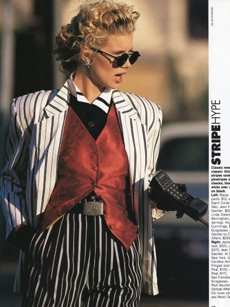 80s Power Dressing, Fashion 1980s Women, Clown Princess, Yuppie Fashion, Elle Editorial, 80s Magazine, American Housewife, Gilles Bensimon, 1980’s Fashion