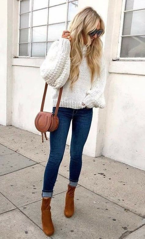 Legal Diva White Sweater Outfit Winter, Brown Shoes Outfit, Sweater Outfit Winter, Brown Boots Outfit, White Sweater Outfit, Sweater Outfit, 50 Plus, Shoes Outfit, Brown Shoes