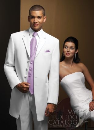 white tux with lavender tie and vest | White 'Cool' Tuxedo | Tuxedos & Suits Cheap Suits For Men, Tuxedo Styles, Groom Tuxedo Wedding, Cool Tuxedos, Tuxedo Prom, White Tux, Tie Vest, Prom Tuxedo, Suits Prom