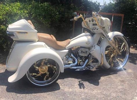 Harley Davidson Custom Triglide Custom Harley Trikes, Harley Davidson Trike For Sale, Harley Trikes Motorcycles, Harley Freewheeler, Custom Trikes For Sale, Harley Davidson Bagger, Motorcycle Trikes, Trike Harley, Goldwing Trike