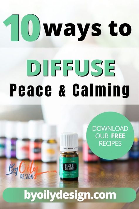 Peace And Calming Essential Oil, Essential Oil Cleaning Spray, Young Living Diffuser Recipes, Essential Oil Cleaning Recipes, Young Living Premium Starter Kit, Diffuser Blends Young Living, Peace And Calming, Young Living Diffuser, Calming Oils