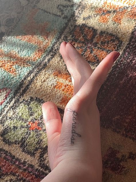 Lana Paradise Tattoo, Paradise Tattoo, Delicate Tattoo, My Tattoo, Cat Girl, Cute Tattoos, I Tattoo, Jesus Fish Tattoo, Hand Tattoos