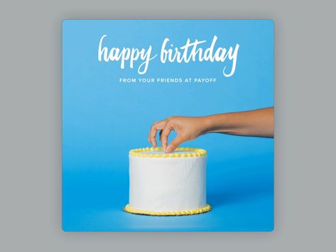 Joshhemsley payoff birthday stopmotion 2016 Happy Birthday Email, Birthday Email, Happy Money, Mobile Web Design, Motion Design Animation, Birthday Gif, It's Your Birthday, Email Design, E Card