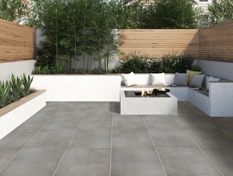 Tiles Outdoor, Outdoor Seating Area, Back Garden Design, Patio Garden Design, Low Maintenance Garden, Have Inspiration, Outdoor Gardens Design, Backyard Garden Design, Outdoor Tiles