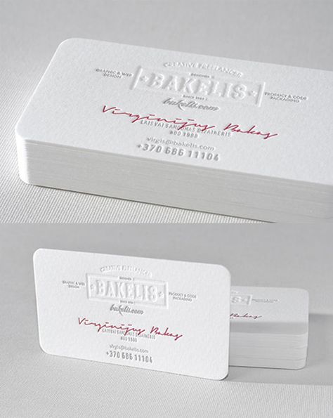 Winning White Business Card Letterpress Studio, Vintage Meets Modern, Clever Business Cards, Business Cards Layout, White Business Card, Vintage Styling, Business Card Inspiration, Cool Business Cards, Card Business