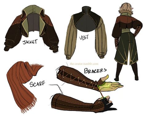 Výtvarné Reference, Clothing Design Sketches, 캐릭터 드로잉, The Orator, Fashion Design Drawings, Arte Fantasy, Drawing Clothes, Fantasy Clothing, Character Outfits