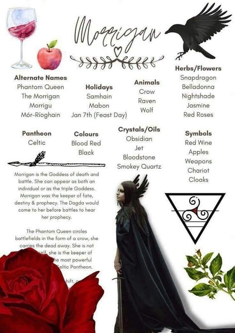 Celtic Paganism, Celtic Deities, Irish Goddess, Goddess Magick, The Morrigan, Celtic Druids, Goddess Symbols, Irish Mythology, Celtic Gods