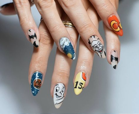 Casper Nail Art, Casper Nails, Cutesy Nails, Nails Stiletto, For My Love, Nails Inspo, Say Yes, Stiletto Nails, Halloween Nails