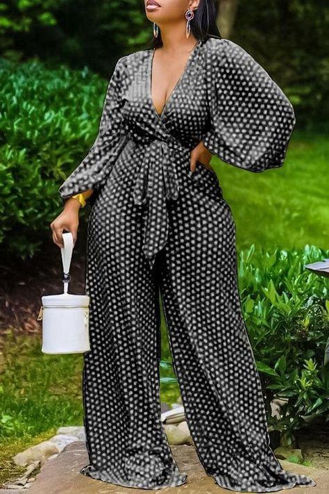 Plus Size Belts, African Dresses For Kids, African Print Dress Designs, Print Jumpsuit, Black Pants Casual, Causual Outfits, Plus Size Jumpsuit, Fashion Attire, Printed Jumpsuit