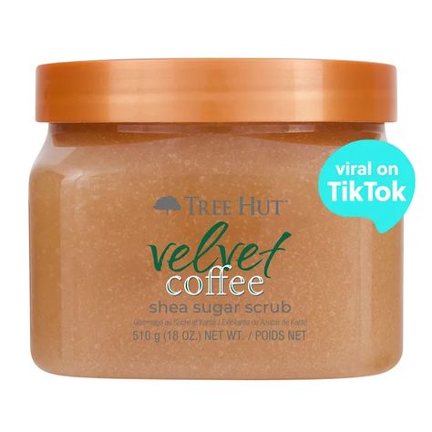 Tree Hut Velvet Coffee, Coffee Sugar Scrub, Bath Routine, Butter Coffee, Coffee Body Scrub, Bath Body Works Candles, Hygiene Care, Exfoliating Body Scrub, Shower Skin Care