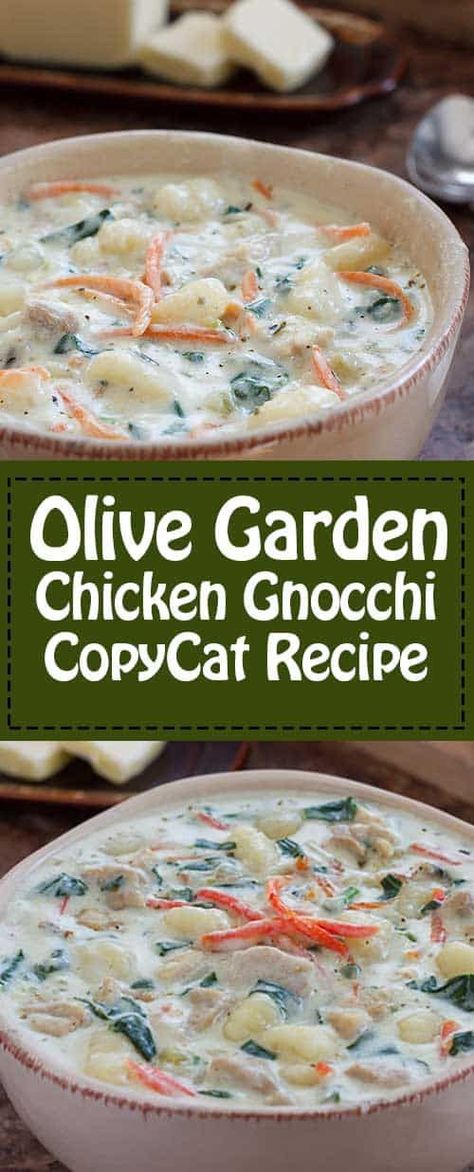 Olive Garden Chicken Gnocchi Soup Recipe, Olive Garden Gnocchi Soup, Chicken Gnocchi Soup Recipe, Olive Garden Chicken Gnocchi, Gnocchi Recipes Soup, Beach Tips, Chicken Gnocchi Soup Olive Garden, Olive Garden Chicken, Olive Garden Recipes