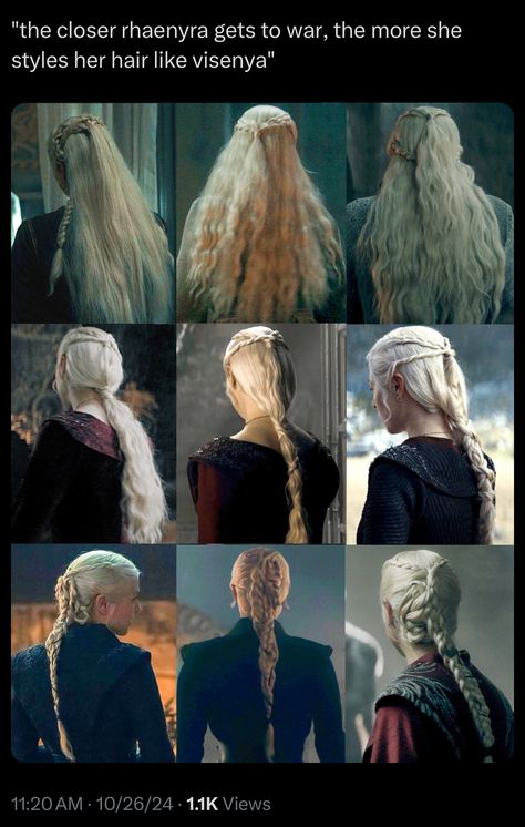 Rhaenyra Targaryen Hairstyle, Rhaenyra Targaryen Hair, Rhanerya Targeryen, Khaleesi Hairstyles, Rhaenyra Aesthetic, Targaryen Hairstyles, Targaryen Beauty, Emma Darcy, Khaleesi Hair