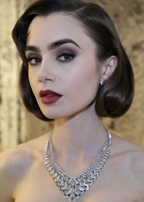 Hollywood Glamour Makeup, Old Hollywood Makeup, Gatsby Makeup, 20s Makeup, Hollywood Glamour Wedding, Lipstick Hacks, Makeup Pengantin, Hollywood Makeup, Perfect Lipstick