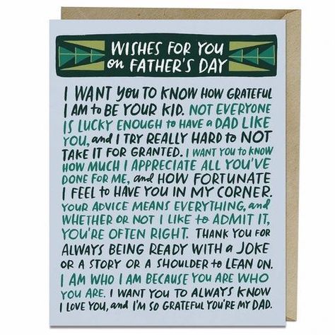 Fathers day ideas, Fathers gift ideas, Father s day, Gifts for day diy, Gifts for dad from kids, Gifts for dad from baby, Gifts for dad to be, father's day cards Emily Mcdowell, Empathy Cards, Envelope Writing, Father's Day Greetings, Father's Day Greeting Cards, Fathers Day Card, Real Relationships, Father's Day Card, A2 Size