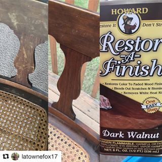 Great Restor-A-Finish Before & After!! By @latownefox17 Restore A Finish Before And After, Restor A Finish, Restore A Finish, Historical Furniture, How To Paint Furniture, Restore Wood, Wood Repair, Antique Restoration, Furniture Refinishing