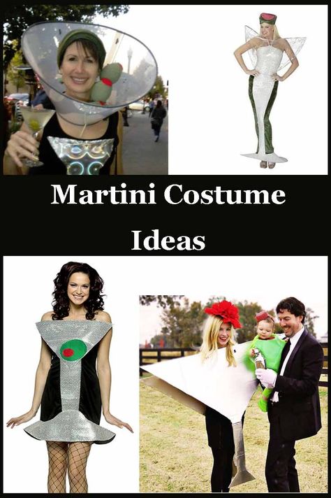 Martini Costume Ideas - Martini Glass Costume, Martini Costume Diy, Martini Halloween Costume, Dirty Martini Costume, Martini Costume, Halloween Jello Shots, Cocktail Costume, Mardi Gras Float, 50 Birthday