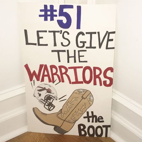 Theme: Country Western Theme Football Signs, Cowboy Theme Football Game Poster, Western Theme Football Game Poster, Western Theme Football Poster, Western Student Section Theme, Western Posters Ideas, Country Theme Football Game Signs, Western Theme Pep Rally, Beach Theme Football Game Posters