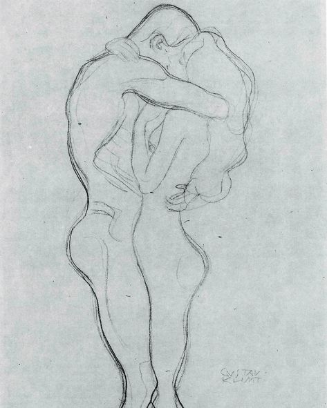 Just Art History | Gustav Klimt (1862-1918) 🇦🇹 “Embracing Couple” ( Sarılan Çift ),1914 🏛️Private Collection #gustavklimt #gustavklimtart #klimt… | Instagram Couples Embracing, Kissing Art, Romanticism Art, Tantra Art, Gustav Klimt Art, Klimt Art, Couple Sketch, Kiss Art, Glass Diy