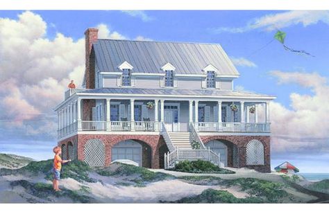 like Low Country House Plans, Low Country House, Low Country Homes, Coastal Homes Plans, Southern Style House Plans, Southern House Plan, Cottage Floor Plans, Coastal House Plans, Beach House Plans