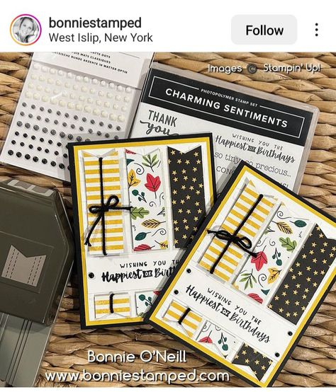 Stampin Up Charming Sentiments Cards, Stampin Up Happy Little Things, Happy Little Things Stampin Up Cards, 2024 Stampin Up Cards, Stamping Up Cards 2023-2024, Scrappy Cards, Dsp Cards, Ribbon Cards, Scrap Cards