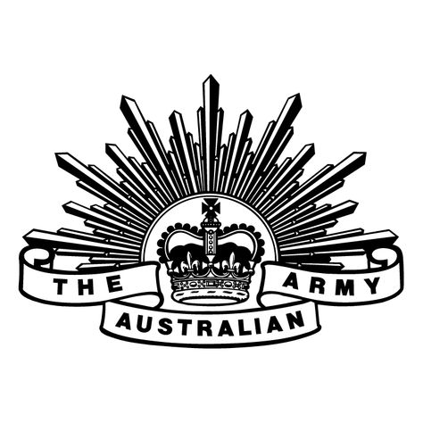 Australian Army Tattoo, Anzac Tattoo, Australian Army, Army Logo, Unknown Soldier, Beer Signs, Cricut Craft, Anzac Day, Svg Downloads