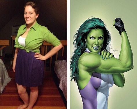 Stealth Cosplay: She-Hulk Superhero Costumes, Everyday Cosplay, The Best Outfits, Tumblr Outfits, Best Outfits, Super Hero Costumes, Cosplay Ideas, Hulk, On Tumblr