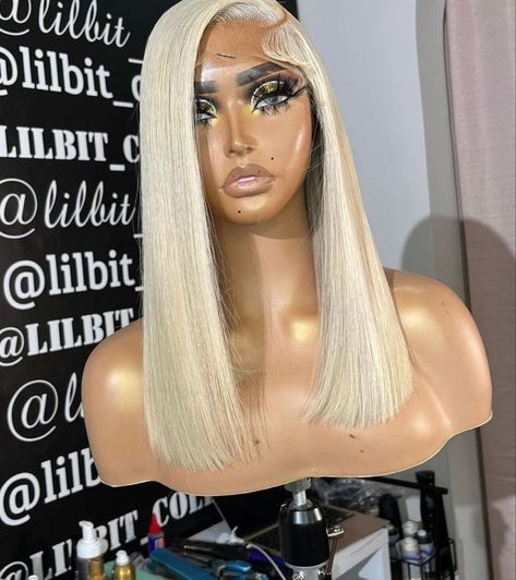 School Baddie, Pretty Wigs, Virgin Hair Color, Blessed Wednesday, Glamour Hair, 13x4 Lace Front Wig, Frontal Wig Hairstyles, Blonde Wigs, Birthday Hairstyles