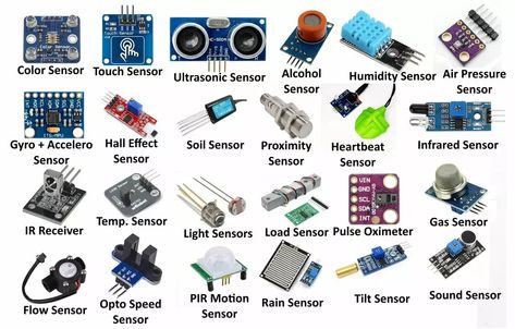 Types of Sensors, Sensors Arduino Projects Diy, Printed Circuit Boards, Arduino Projects, Diy Electronics, Arduino, Electronic Components, Bullet Journal, Engineering, Chips