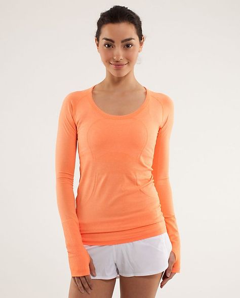 RUN:Swiftly Tech LS Scoop Orange Swiftly Tech, Lululemon Swiftly Tech Short Sleeve, Lululemon Swiftly Tech Long Sleeve, Swiftly Tech Long Sleeve, Lululemon Shirt, Swiftly Tech Short Sleeve, Swiftly Tech, Lululemon Shorts, San Fran