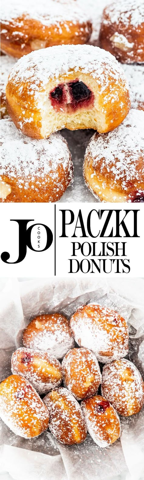 These homemade Paczki are soft, pillowy delectable morsels filled with jam, custard or lemon curd! Paczki are traditional Polish donuts, popular on Fat Tuesday aka Mardi Gras.  #paczki Homemade Paczki, Polish Donut, Polish Desserts, Jo Cooks, Polish Food, Homemade Donuts, Sweet Rolls, Corn Flakes, Fat Tuesday