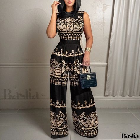 Global Bestselling Women's Jumpsuit - Summer Sleeveless Printed Romper Style