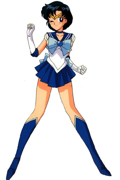 Super Sailor Mercury | Ami Mizuno, Sailor Mercury - Sailor Moon Sailor Moon Wiki, Anime Moon, Arte Sailor Moon, Sailor Moon Character, Sailor Suit, Sailor Saturn, Sailor Mercury, Sailor Jupiter, Sailor Venus