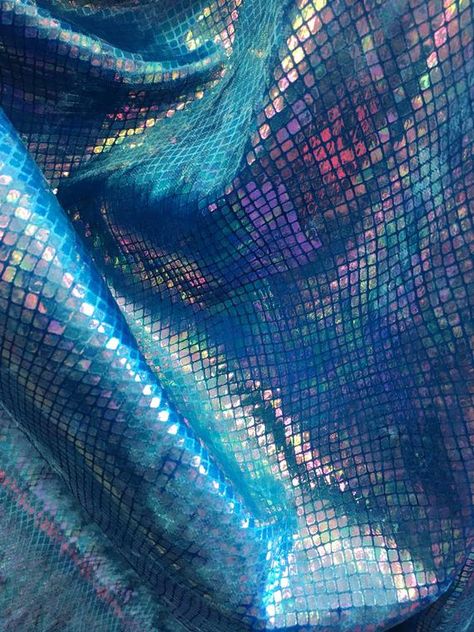 iridescent blue - Google Search Ice Design, Iridescent Fabric, Iridescent Foil, Fabric Textures, Iridescent Blue, Fabric Texture, Color Textures, Fabric Width, Fashion Fabric