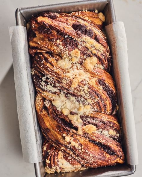 I Tried Naomi Elberg's Chocolate Babka Recipe | Kitchn Impressive Baking Recipes, Loaf Pan Recipes, Babka Recipes, Chocolate Babka Recipe, Cinnamon Babka, Babka Bread, Babka Recipe, Chocolate Babka, Famous Chocolate