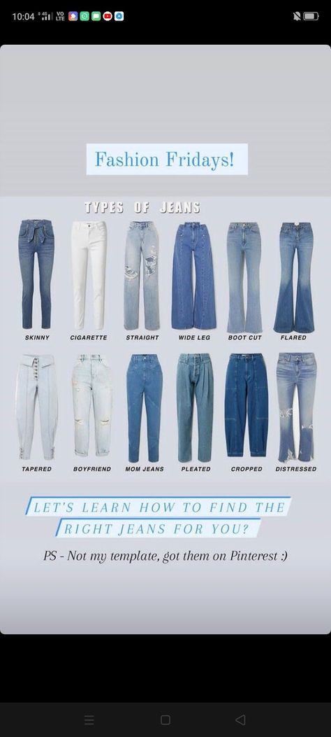 Different Styles Of Jeans For Women, Name Of Pants For Women, Name Of Jeans Pants, Types Of Jeans With Names, Types Of Jeans Woman With Names, Different Kinds Of Jeans, Jeans Names Women, Pants Other Than Jeans, Different Jeans Name