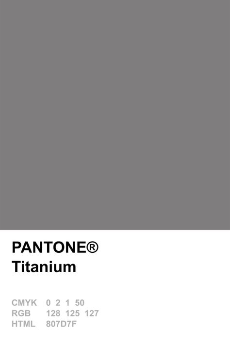 Pantone 2015 Titanium Pantone Grey Shades, Inspiration Color Palettes, Pantone 2015, Pantone Color Chart, Pantone Swatches, Interior Paint Colors Schemes, Pantone Palette, Pantone Colour Palettes, Decoration Painting