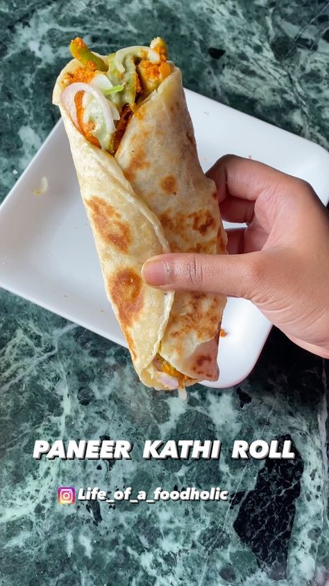 life_of_a_foodholic on Instagram: IN COLLABORATION WITH @go_naturels Recently we Received products from @go_naturels and we tried Making Paneer kathi roll and It turned… Paneer Kathi Roll Recipe, Kathi Roll Recipe, Paneer Kathi Roll, Veg Roll, Kathi Roll, Breakfast Recipes Kids, Apache Indian, Never Say No, Spicy Snacks Recipes