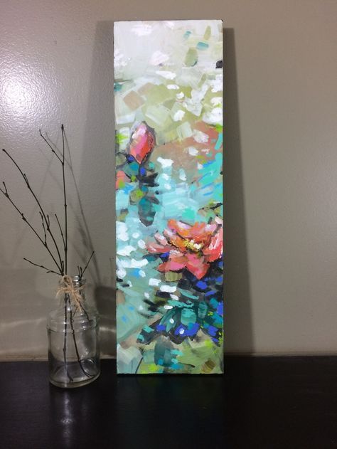 Long Paintings Vertical, Sickle Art, Social Painting, Floral Reference, Wood Paintings, Canvas Art Painting Acrylic, Long Painting, Reflection Painting, Painting Styles