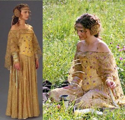 Padme Amidala Dress, Queen Amidala Costume, Anakin Costume, Queen Padme, Padme Costume, Star Wars Fashion, Star Wars Wedding, Padme Amidala, Star Wars Costumes