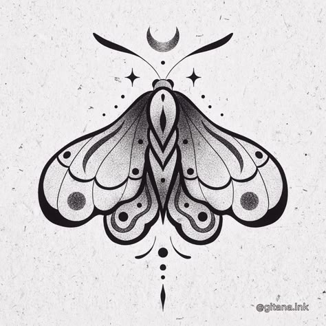 Ornamental Moth Tattoo, Ornamental Tattoo Design Chest, Moth Drawing Tattoo, Flash Tattoo Feminina, Tattoo Puntillismo, Butterfly Tattoos Images, Moth Tattoo Design, Insect Tattoo, Bug Tattoo